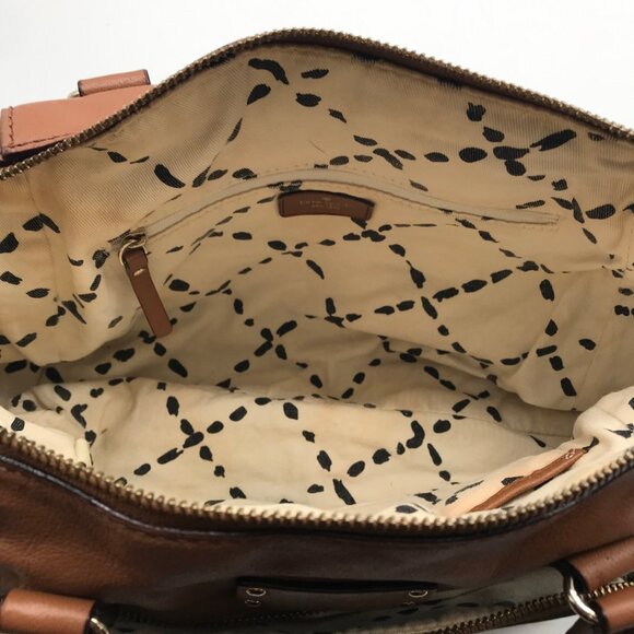 Kate Spade Cognac Leather Catalina Baxter Street Tote - Picture 10 of 12